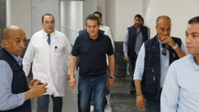 وزير-الصحة-يتفقد-مجمع-السويس-الطبي-ويوجه-بسرعة-الاستجابة-لطلبات-المواطنين